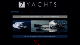 What Seven-yachts.fr website looked like in 2019 (4 years ago)