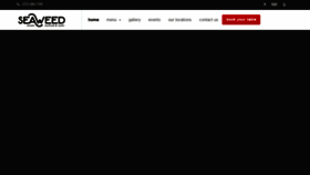 What Seaweedgrill.com website looked like in 2019 (4 years ago)