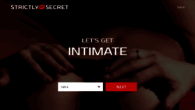 What Strictlysecret.co.uk website looked like in 2019 (4 years ago)