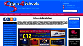 What Schoolsigns-uk.co.uk website looked like in 2019 (4 years ago)