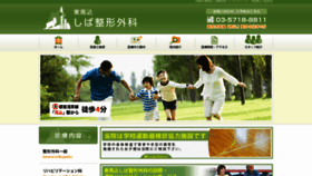 What Shiba-seikei.jp website looked like in 2019 (4 years ago)