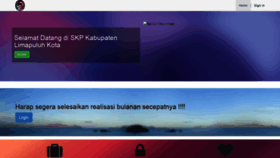 What Skp.limapuluhkotakab.go.id website looked like in 2019 (4 years ago)