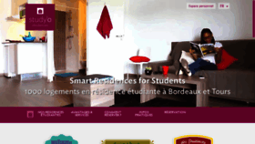 What Studyoresidences.fr website looked like in 2019 (4 years ago)