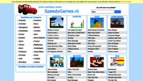 What Speedygames.nl website looked like in 2019 (4 years ago)