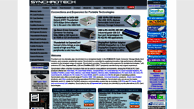 What Synchrotech2.com website looked like in 2019 (4 years ago)