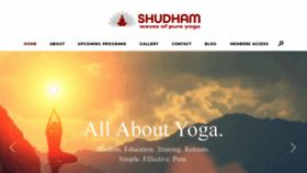 What Shudham.org website looked like in 2019 (4 years ago)