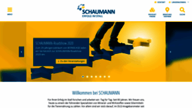 What Schaumann.de website looked like in 2019 (4 years ago)