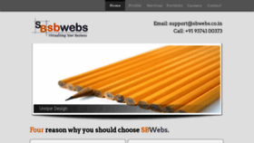 What Sbwebs.co.in website looked like in 2019 (4 years ago)