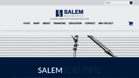 What Salemscientificlabs.com website looked like in 2019 (4 years ago)