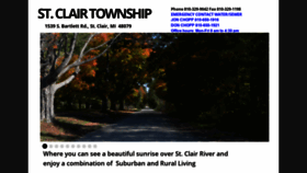 What Stclairtwp.org website looked like in 2019 (4 years ago)