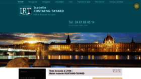 What Sabinebesson-avocats-lyon.com website looked like in 2019 (4 years ago)