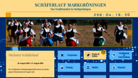 What Schaeferlauf.de website looked like in 2019 (4 years ago)