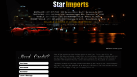 What Starimportsauto.com website looked like in 2019 (4 years ago)