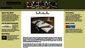 What Spadtothebone.org website looked like in 2019 (4 years ago)