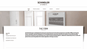 What Schindlerattorneys.com website looked like in 2019 (4 years ago)