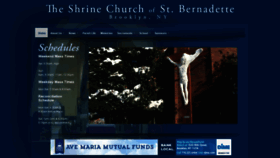 What Stbernadettebrooklyn.com website looked like in 2019 (4 years ago)