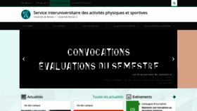 What Siuaps.univ-rennes.fr website looked like in 2019 (4 years ago)