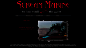 What Screammarine.com website looked like in 2019 (4 years ago)