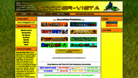 What Soccer-vista.com website looked like in 2019 (4 years ago)