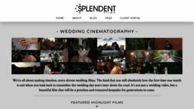What Splendentfilms.com website looked like in 2019 (4 years ago)