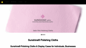 What Sunshinepolishingcloth.com website looked like in 2019 (4 years ago)