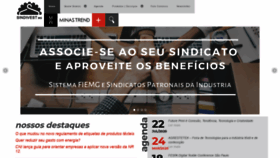 What Sindivestmg.com.br website looked like in 2019 (4 years ago)