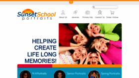 What Sunsetschoolportraits.com website looked like in 2019 (4 years ago)