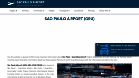What Saopaulo-airport.com website looked like in 2019 (4 years ago)