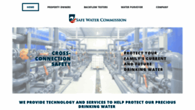 What Safewatercommission.com website looked like in 2019 (4 years ago)