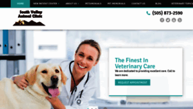 What Southvalleyanimalclinic.com website looked like in 2019 (4 years ago)