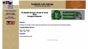 What Southsideautosalvage.net website looked like in 2019 (4 years ago)