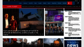 What Shkodranews.org website looked like in 2019 (4 years ago)