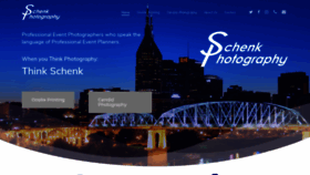 What Schenkphotography.com website looked like in 2019 (4 years ago)