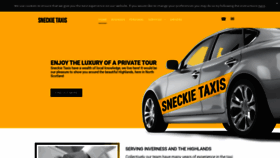 What Sneckietaxis.com website looked like in 2019 (4 years ago)