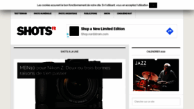What Shots.fr website looked like in 2019 (4 years ago)