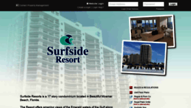 What Surfsideresort.org website looked like in 2019 (4 years ago)