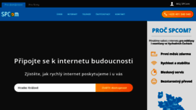What Spcom.cz website looked like in 2019 (4 years ago)