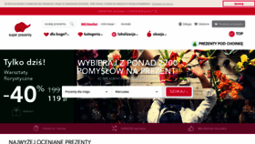 What Superprezenty.pl website looked like in 2019 (4 years ago)
