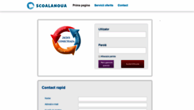 What Scoalanoua.ro website looked like in 2019 (4 years ago)