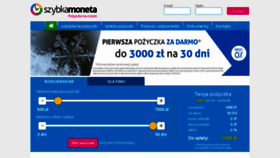 What Szybka-moneta.pl website looked like in 2019 (4 years ago)