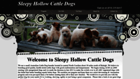 What Sleepyhollowcattledogs.com website looked like in 2019 (4 years ago)