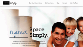 What Spacesimply.com website looked like in 2019 (4 years ago)