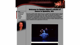 What Sandraolgardsstudioofdance.com website looked like in 2019 (4 years ago)