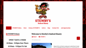 What Stewbys.com website looked like in 2019 (5 years ago)
