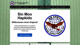 What Sinmoohapkido.at website looked like in 2019 (4 years ago)