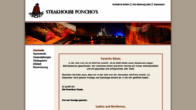 What Steakhouse-ponchos.com website looked like in 2019 (4 years ago)