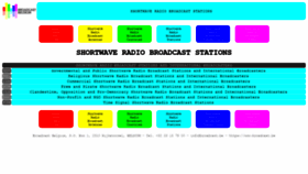What Shortwave.be website looked like in 2019 (4 years ago)
