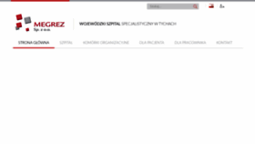 What Szpitalmegrez.pl website looked like in 2019 (4 years ago)