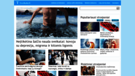 What Sveikata.tv3.lt website looked like in 2019 (4 years ago)