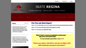 What Skateregina.ca website looked like in 2019 (4 years ago)